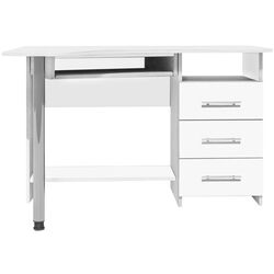 Masa de calculator Fabrik Home CK-09 tumba pe dreapta (Ash White) Thumb