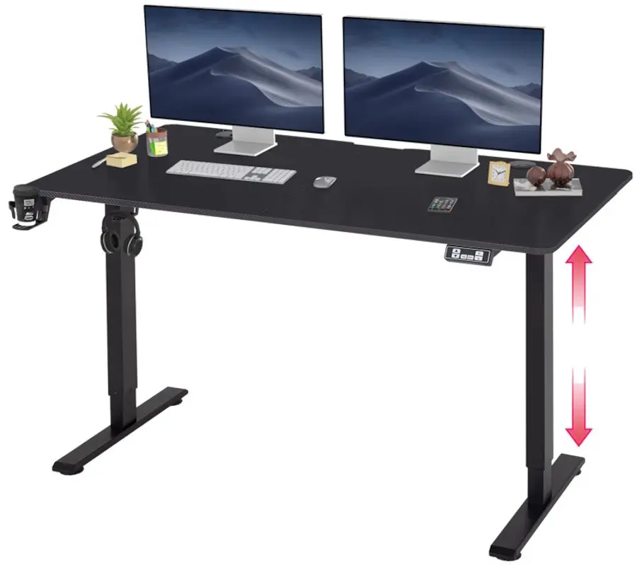 Masa de calculator gaming GameMax D140-Carbon-EC (Black) - 6