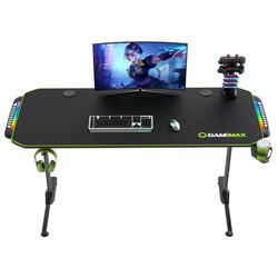 Игровой компьютерный стол GameMax D140 Carbon RGB 159х60 (Black) Thumb