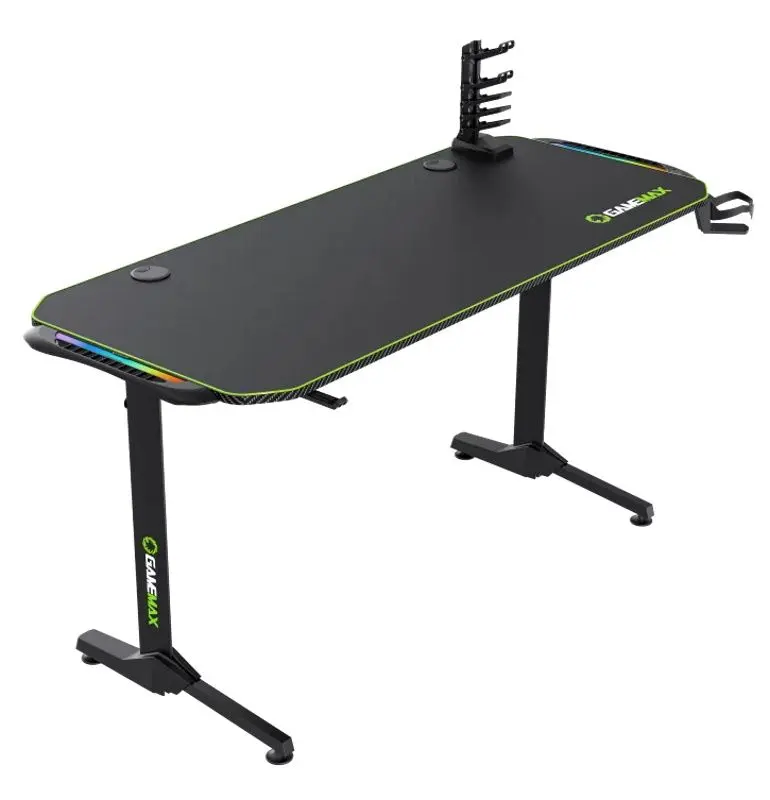 Игровой компьютерный стол GameMax D140 Carbon RGB 159х60 (Black) - 5