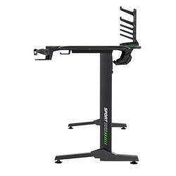 Игровой компьютерный стол GameMax D140 Carbon RGB 159х60 (Black) Thumb