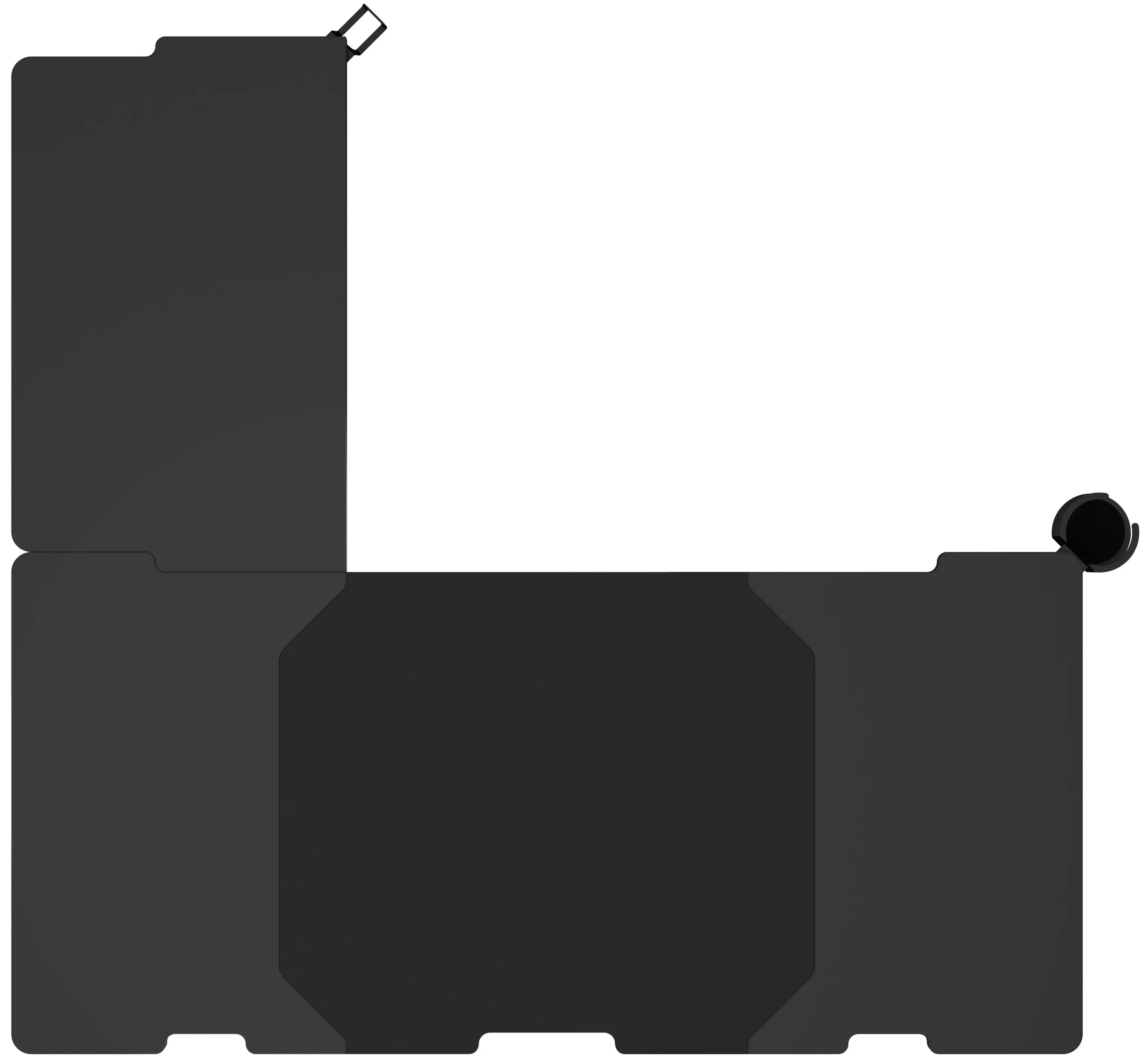 Masa de calculator Genesis Holm Modular 160 (Black)