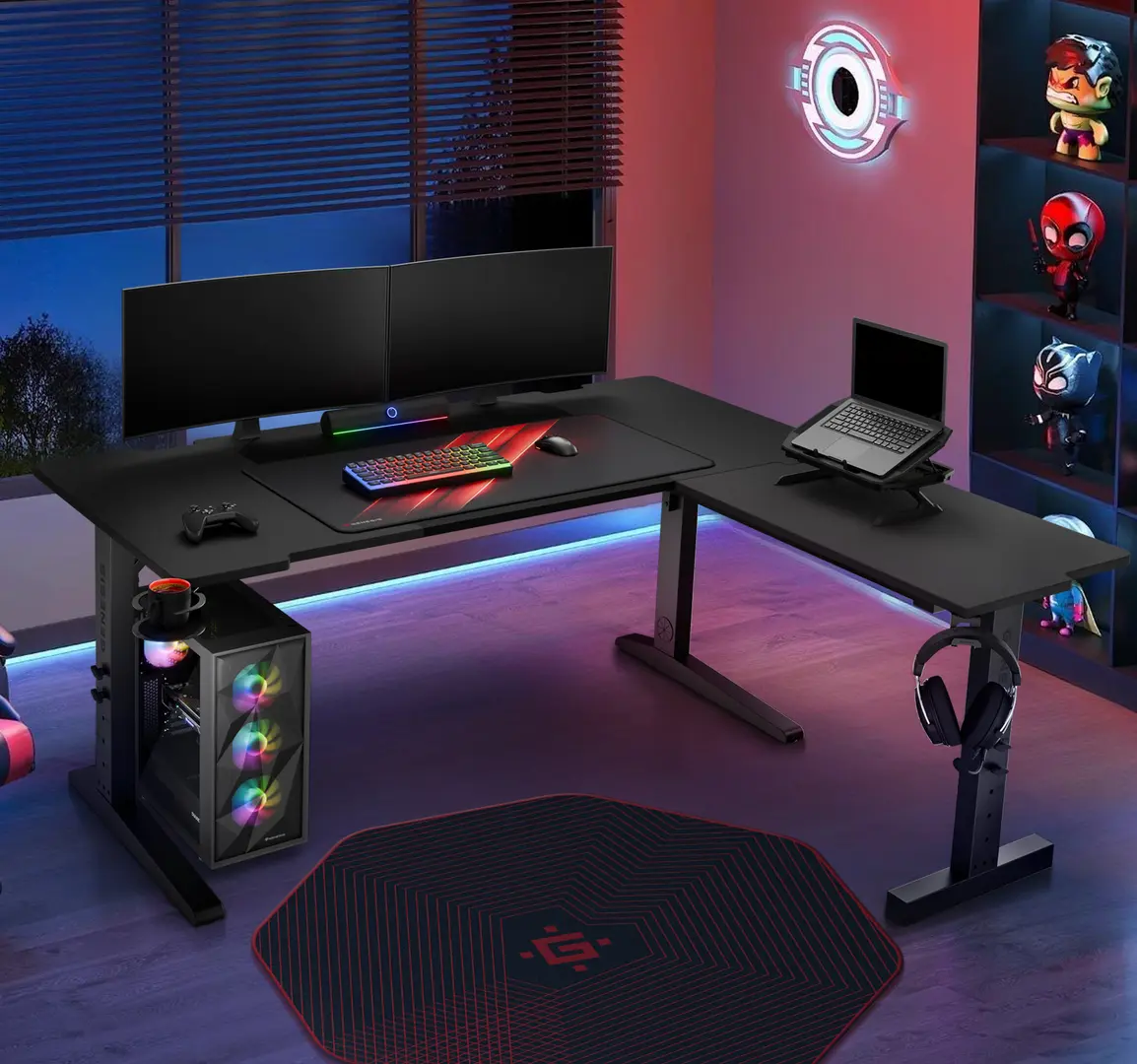 Masa de calculator Genesis Holm Modular 160 (Black)