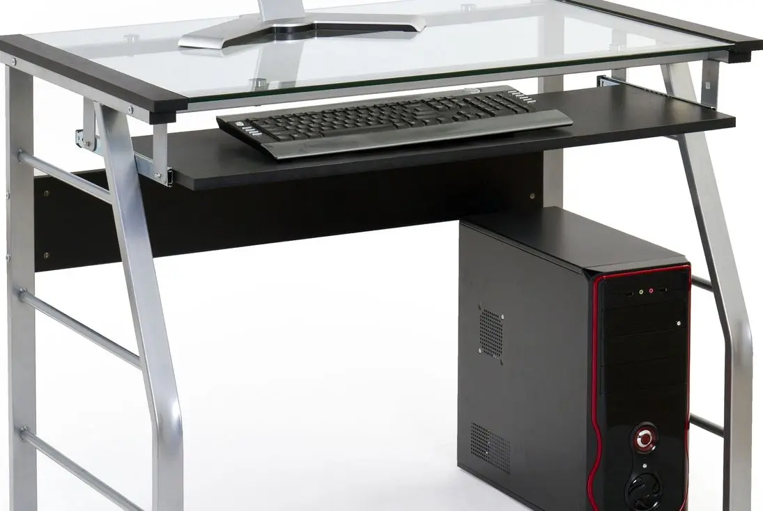 Masa pentru calculator Halmar B18 (Black/Silver) - 2