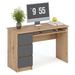 Masa de calculator Halmar Cino (Artisan Oak/Graphite) Thumb