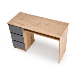 Masa de calculator Halmar Cino (Artisan Oak/Graphite) Thumb