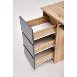 Masa de calculator Halmar Cino (Artisan Oak/Graphite) Thumb