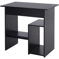 Masa de calculator Homcom 836-092BK 80x45x75 cm (Black) Thumb