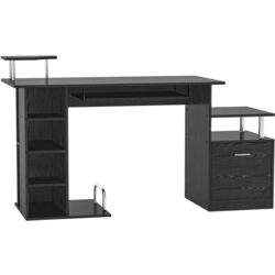 Компьютерный стол Homcom 920-013 152x60x88 cm (Black) Thumb