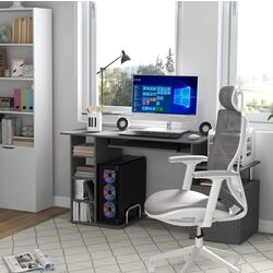 Компьютерный стол Homcom 920-013 152x60x88 cm (Black) Thumb