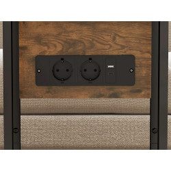 Masa pentru laptop Homcom 83B-227V90RB (Rustic Brown) Thumb