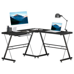 Стол компьютерный Homcom 836-124BK (Black) Thumb