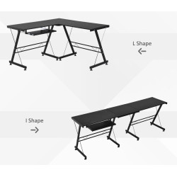 Стол компьютерный Homcom 836-124BK (Black) Thumb