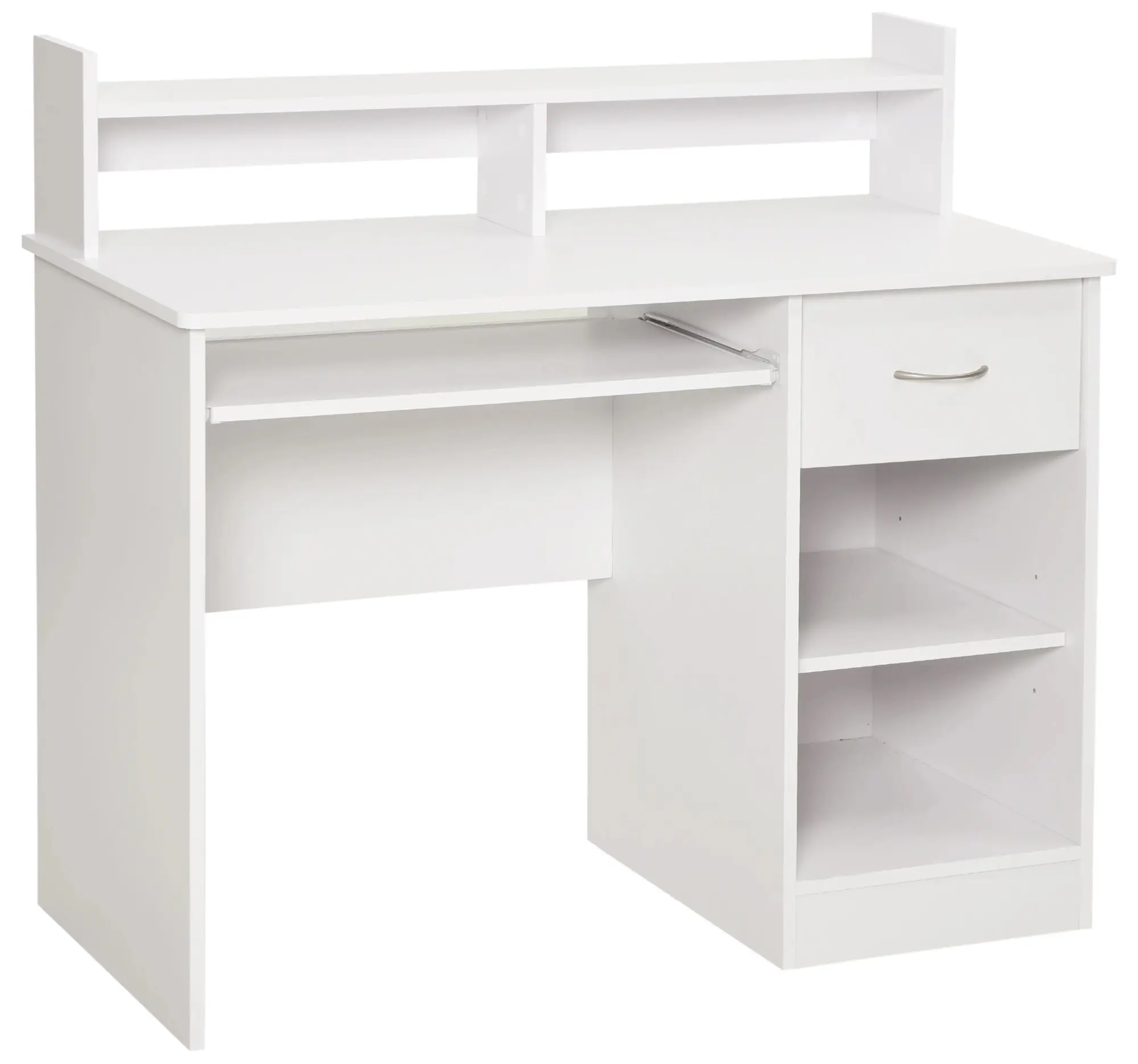 Masa de calculator Homcom 836-262WT (White) - 2