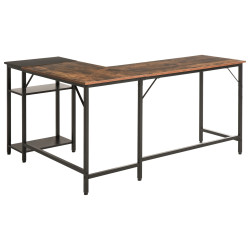 Стол компьютерный Homcom 836-287 (Vintage Brown/Black) Thumb