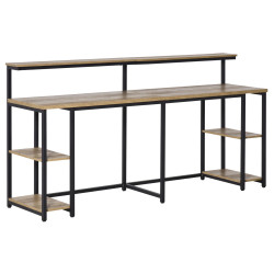 Стол компьютерный Homcom 836-374 (Natural/Black) Thumb