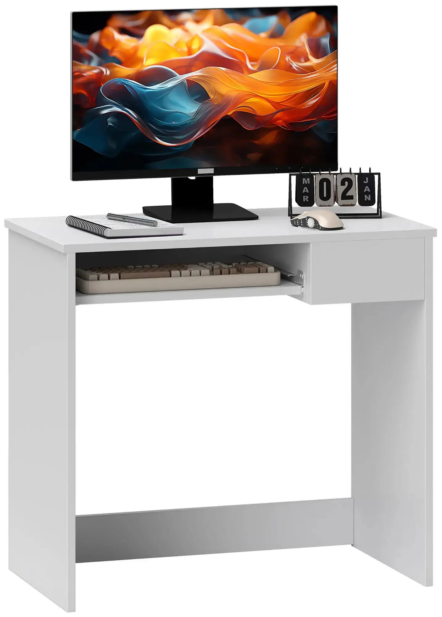 Стол компьютерный Homcom 836-410WT (White) - 2