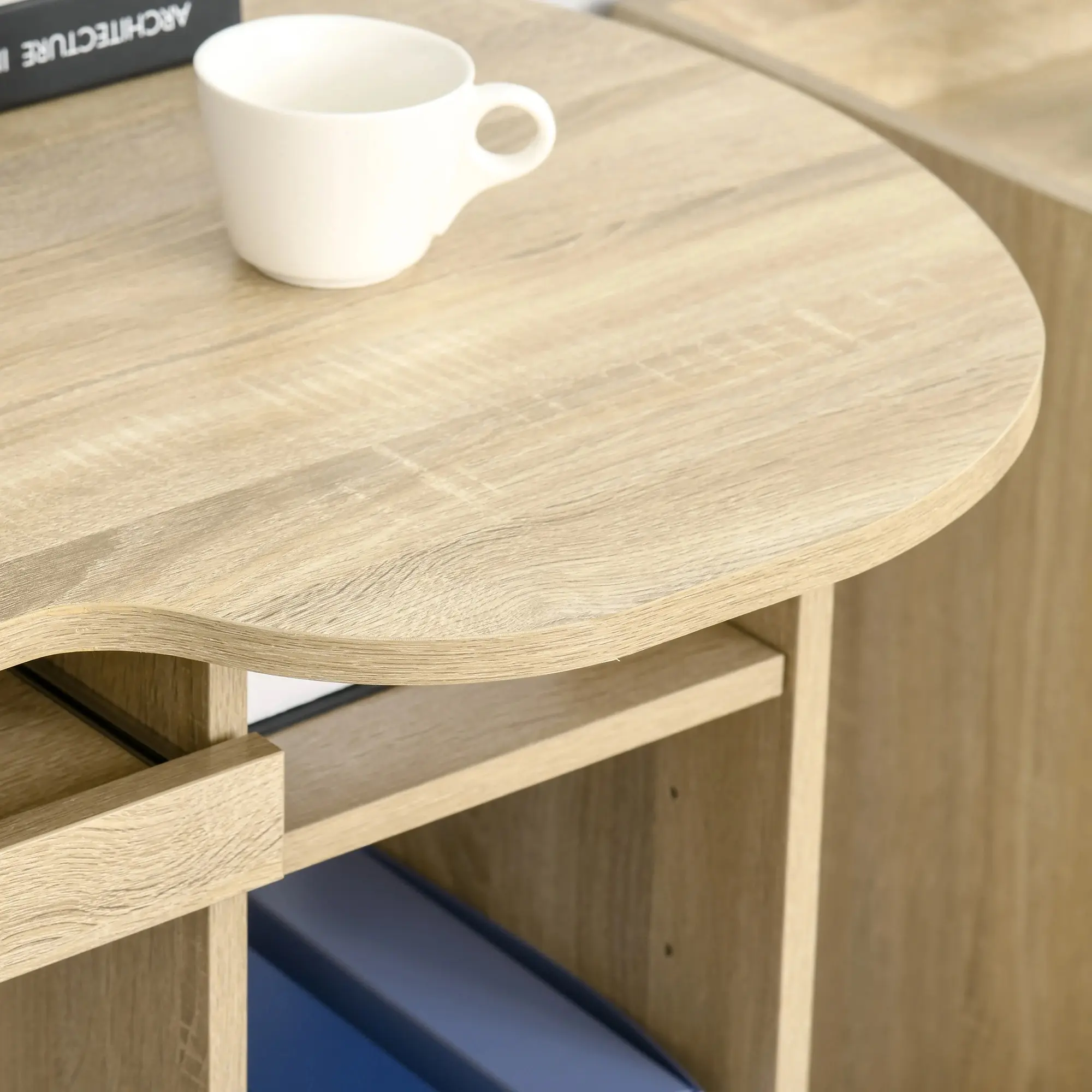 Стол компьютерный Homcom 836-471ND (Natural) - 4