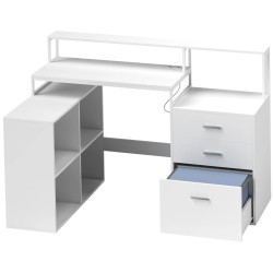 Стол компьютерный Homcom 836-586V90WT (White) Thumb