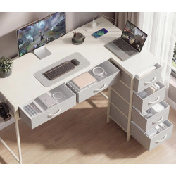 Masa de calculator Homcom 836-674V90WT (White) Thumb