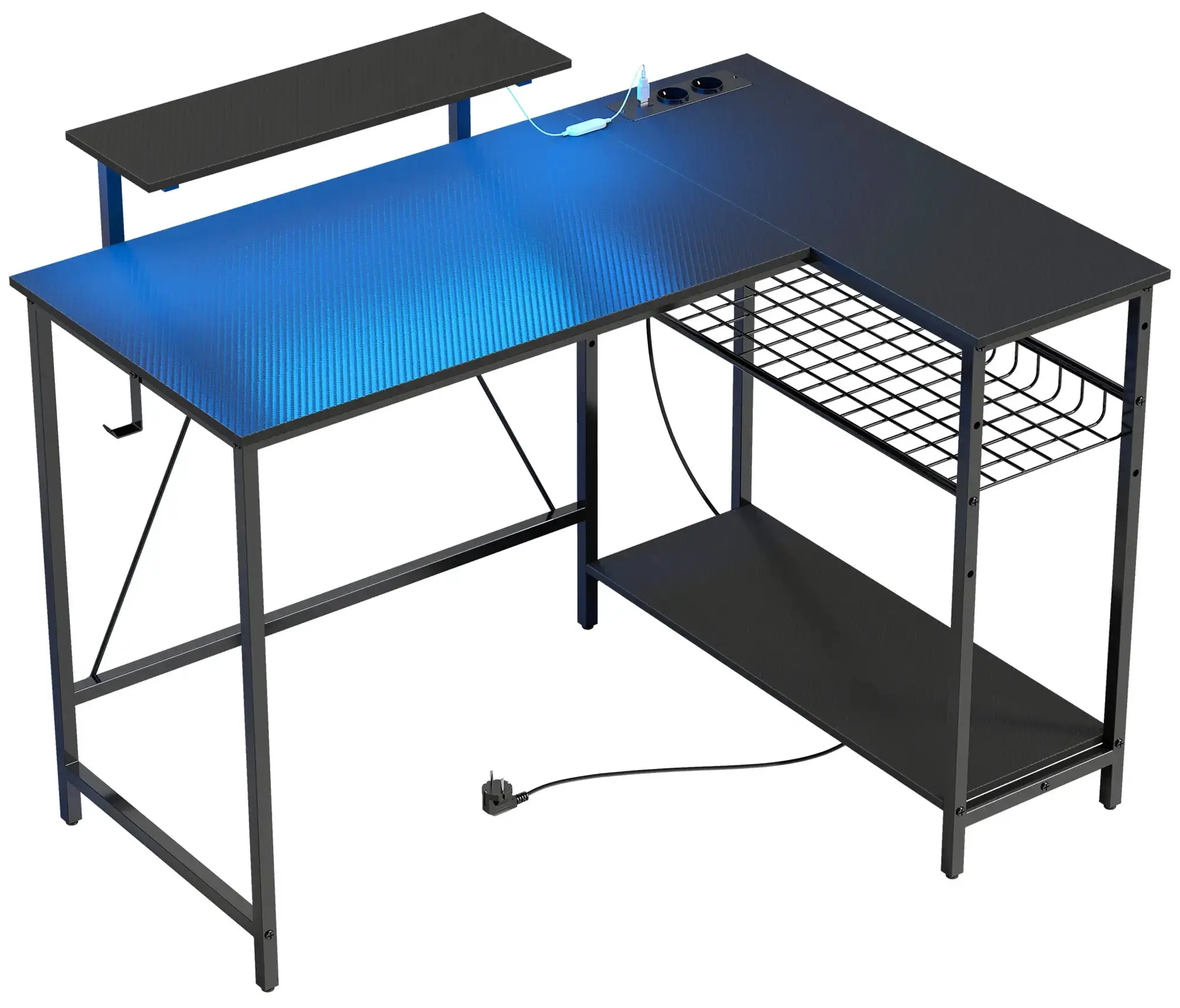 Стол компьютерный Homcom 836-676V90BK (Black) - 3