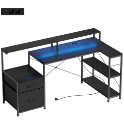 Стол компьютерный Homcom 836-677V90BK (Black) Thumb