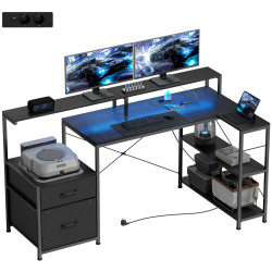 Стол компьютерный Homcom 836-677V90BK (Black) Thumb