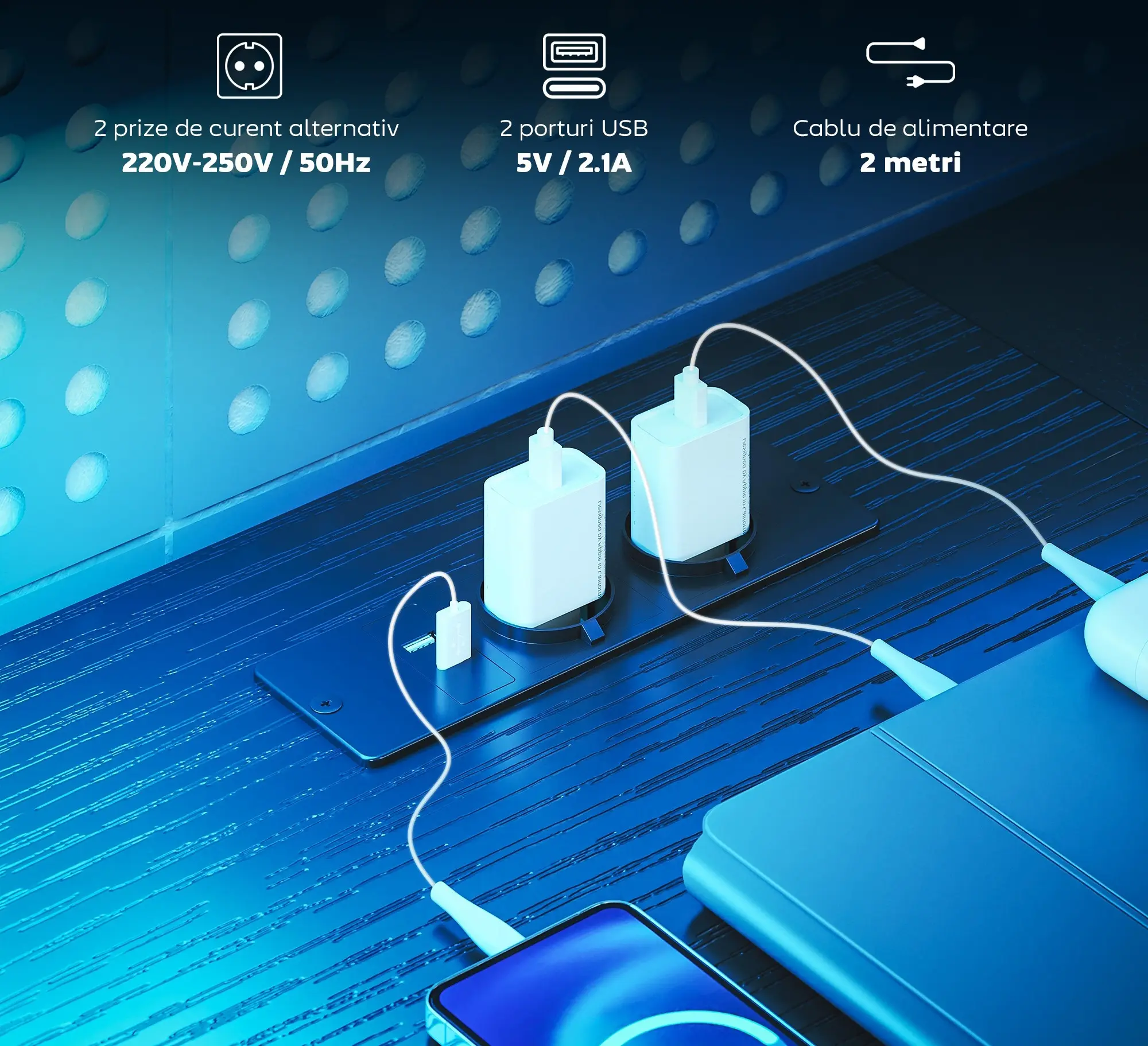 Стол компьютерный Homcom 836-677V90BK (Black) - 6