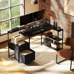 Стол компьютерный Homcom 836-677V90BK (Black) Thumb