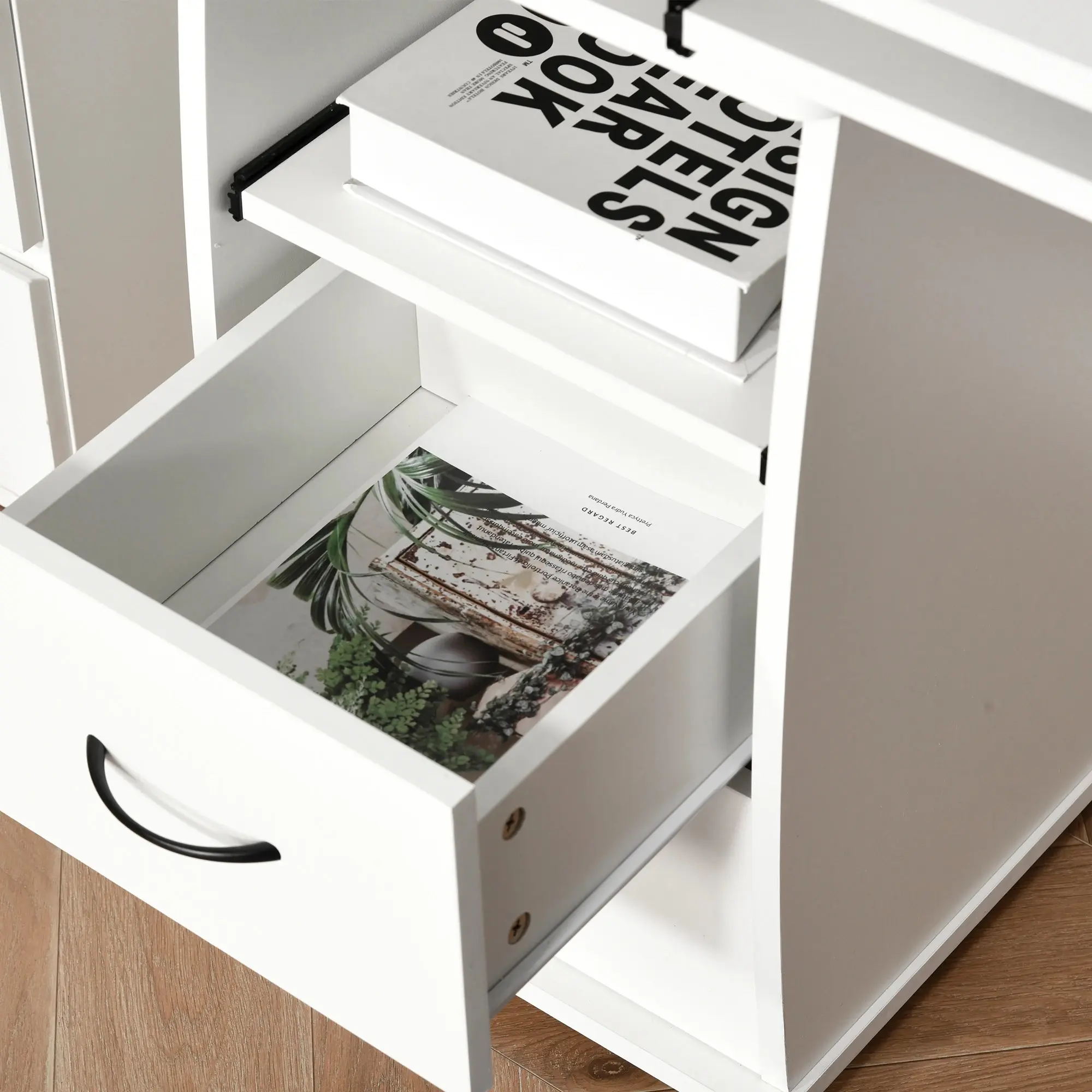 Стол компьютерный Homcom 920-011V82WT (White) - 8