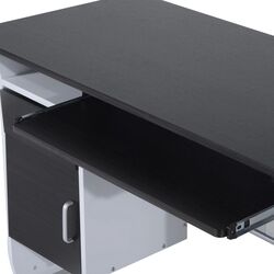 Masa pentru calculator Homcom 920-019 100x52x75 cm (Brown/White) Thumb