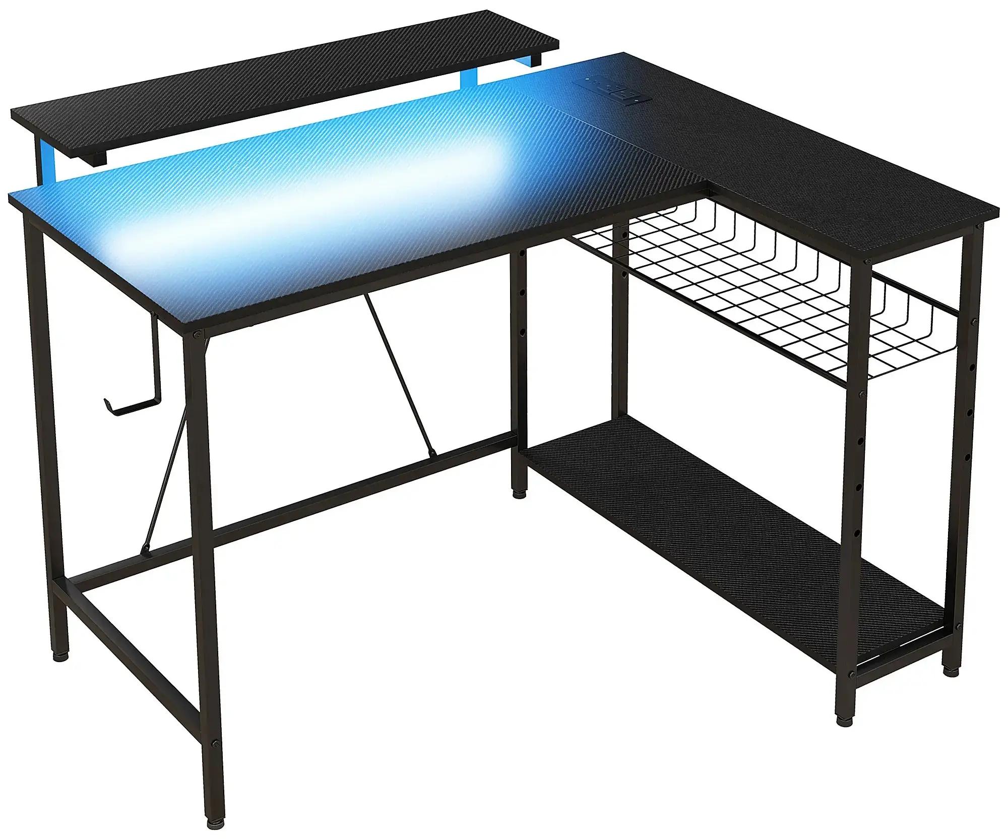 Стол компьютерный Homcom 920-083V90BK (Black) - 2