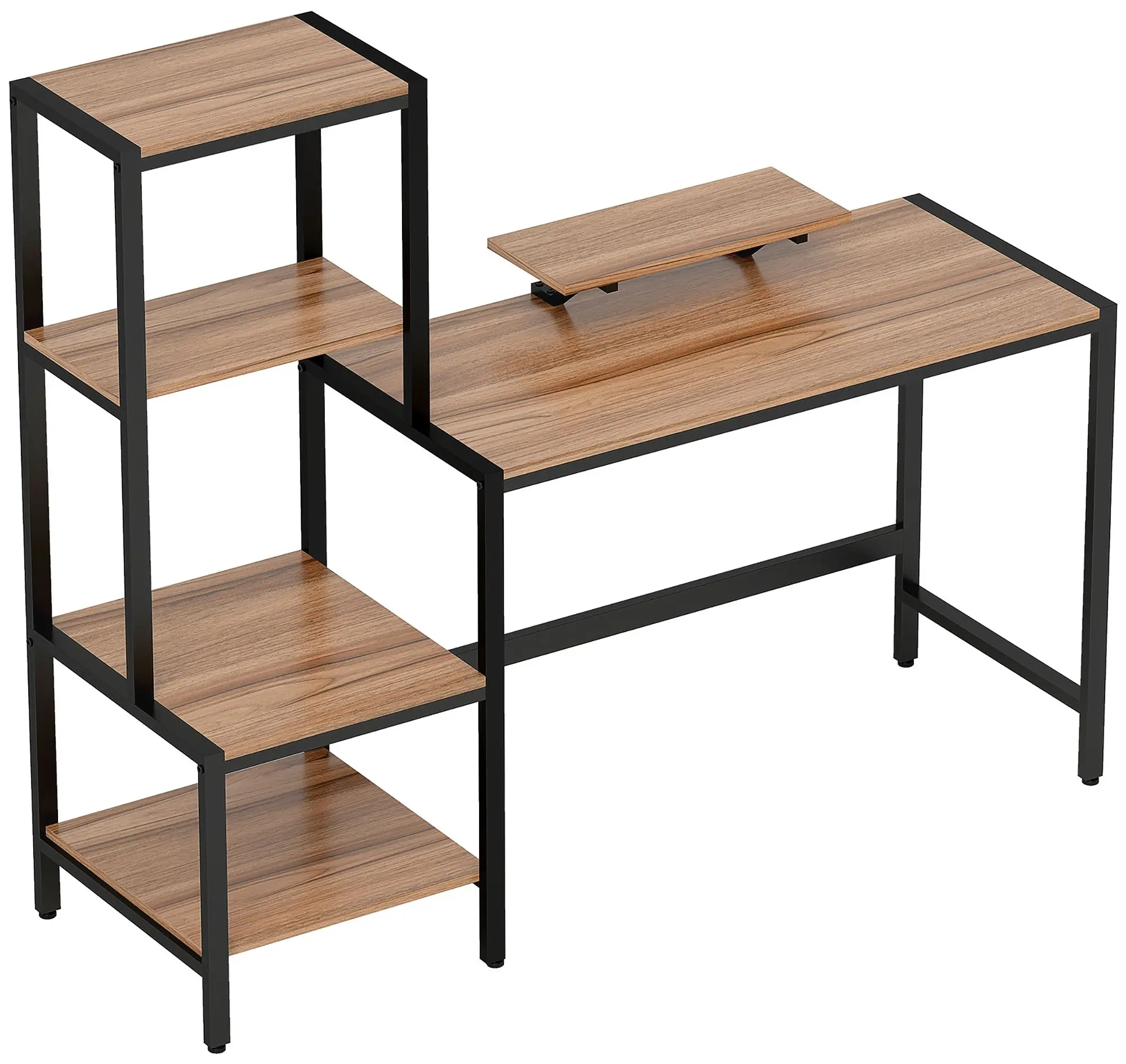 Стол компьютерный Homcom 920-102V80BN (Brown/Black) - 2