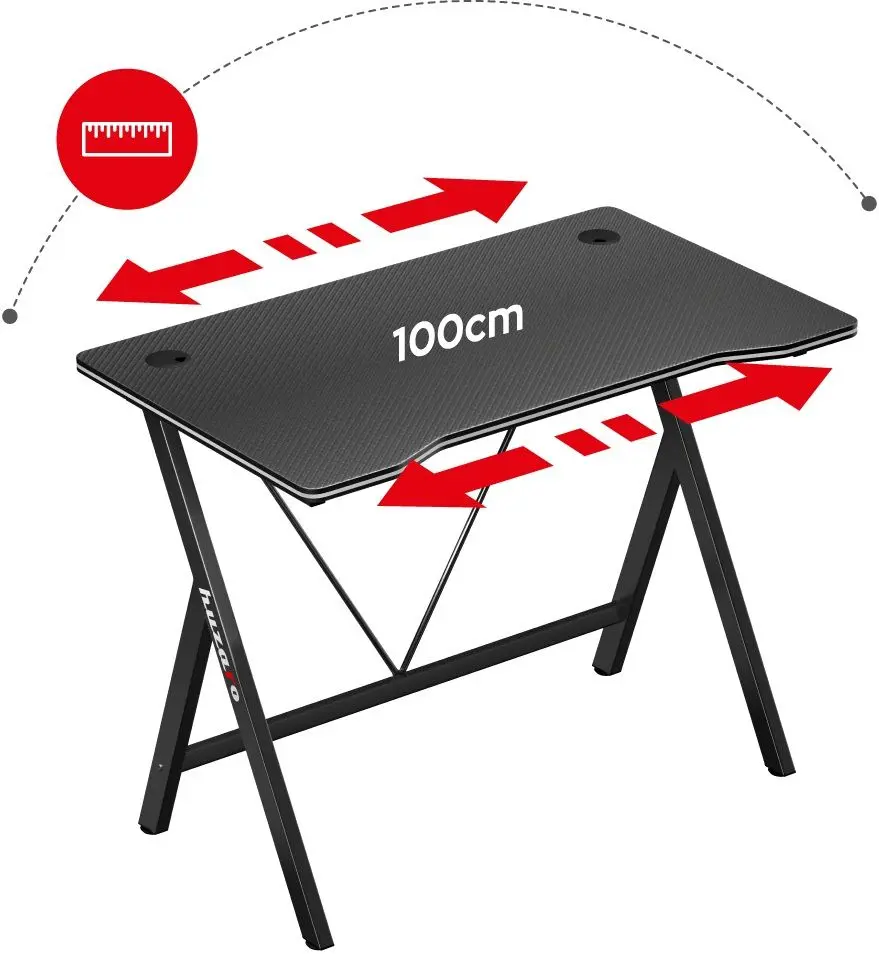 Masa de calculator gaming Huzaro Hero 1.4 (Black)