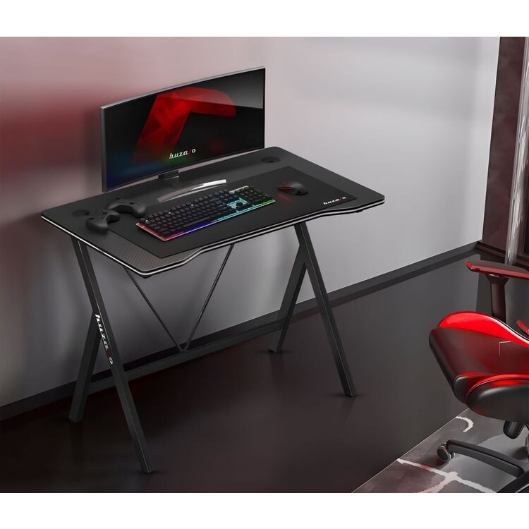 Игровой компьютерный стол Huzaro Hero 1.4 (Black)
