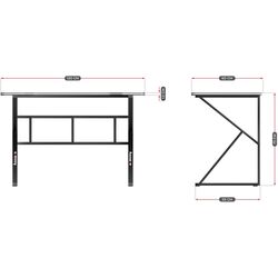 Masa de calculator gaming Huzaro Hero 1.6 (Black) Thumb