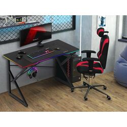 Игровой компьютерный стол Huzaro Hero 1.7 RGB (Black) Thumb