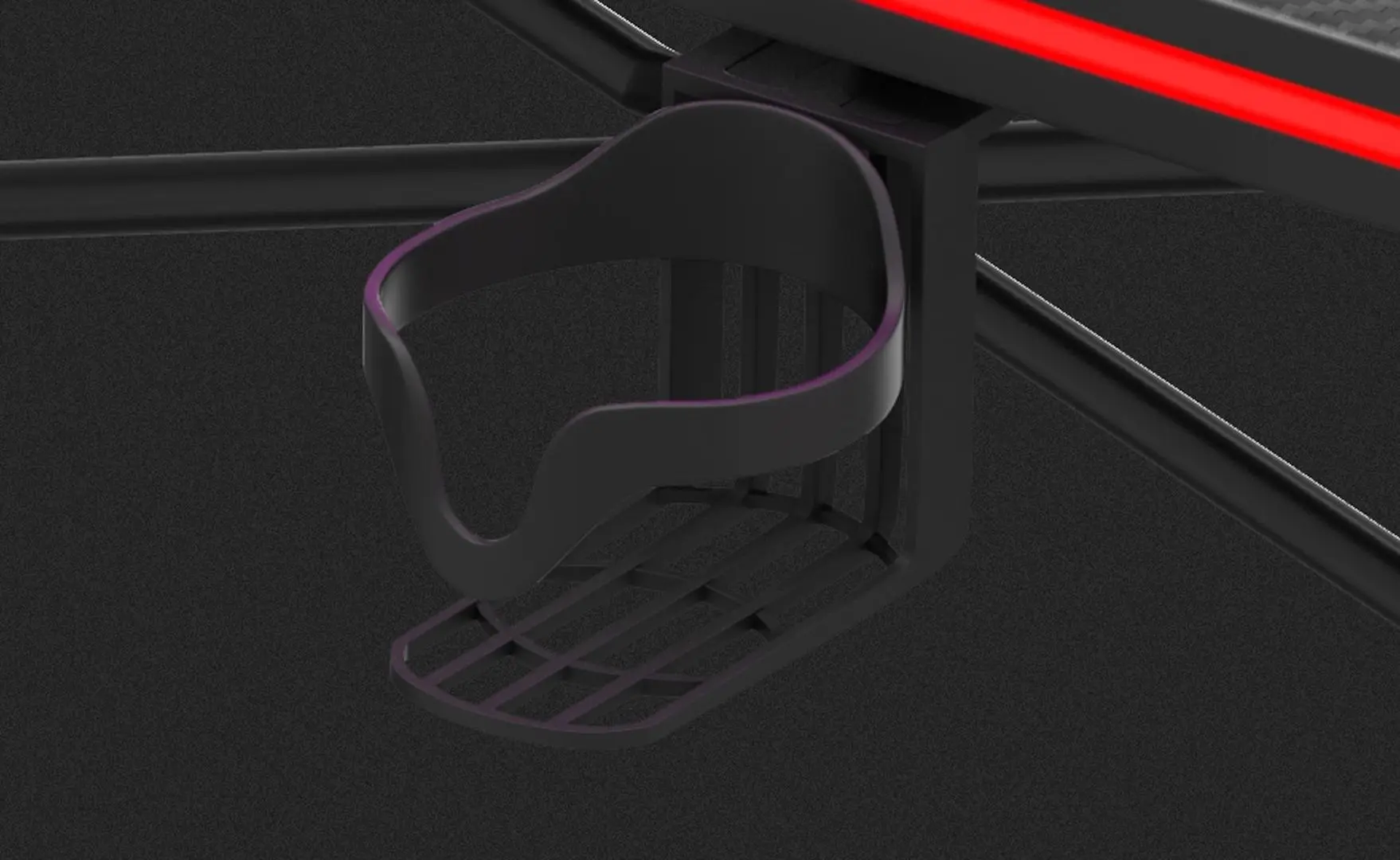 Игровой компьютерный стол Huzaro Hero 1.7 RGB (Black) - 6