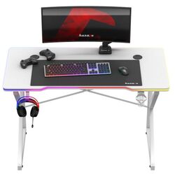Masa de calculator gaiming Huzaro Hero 1.7 RGB (White) Thumb