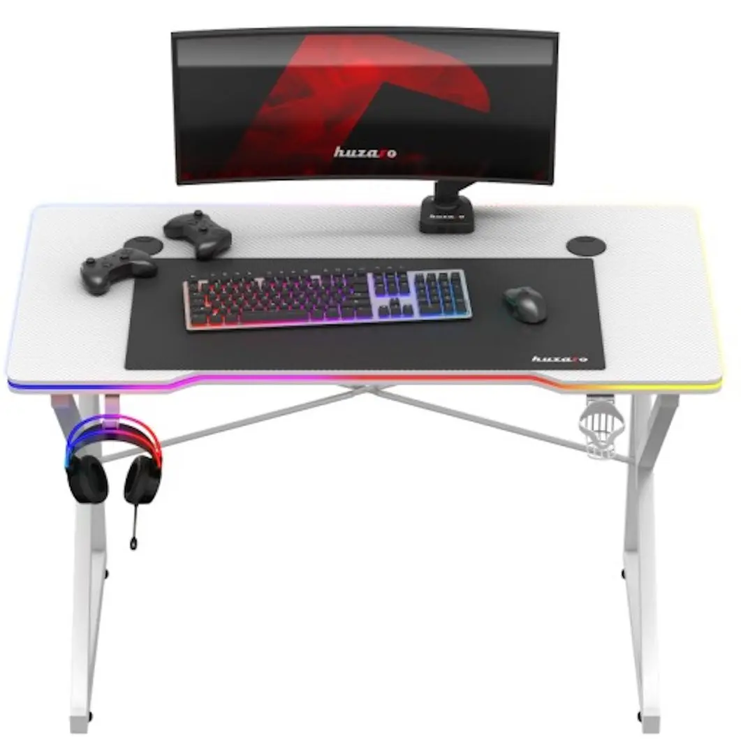 Masa de calculator gaiming Huzaro Hero 1.7 RGB (White)