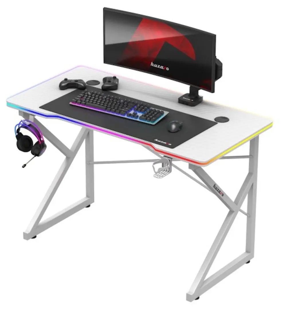 Masa de calculator gaiming Huzaro Hero 1.7 RGB (White)