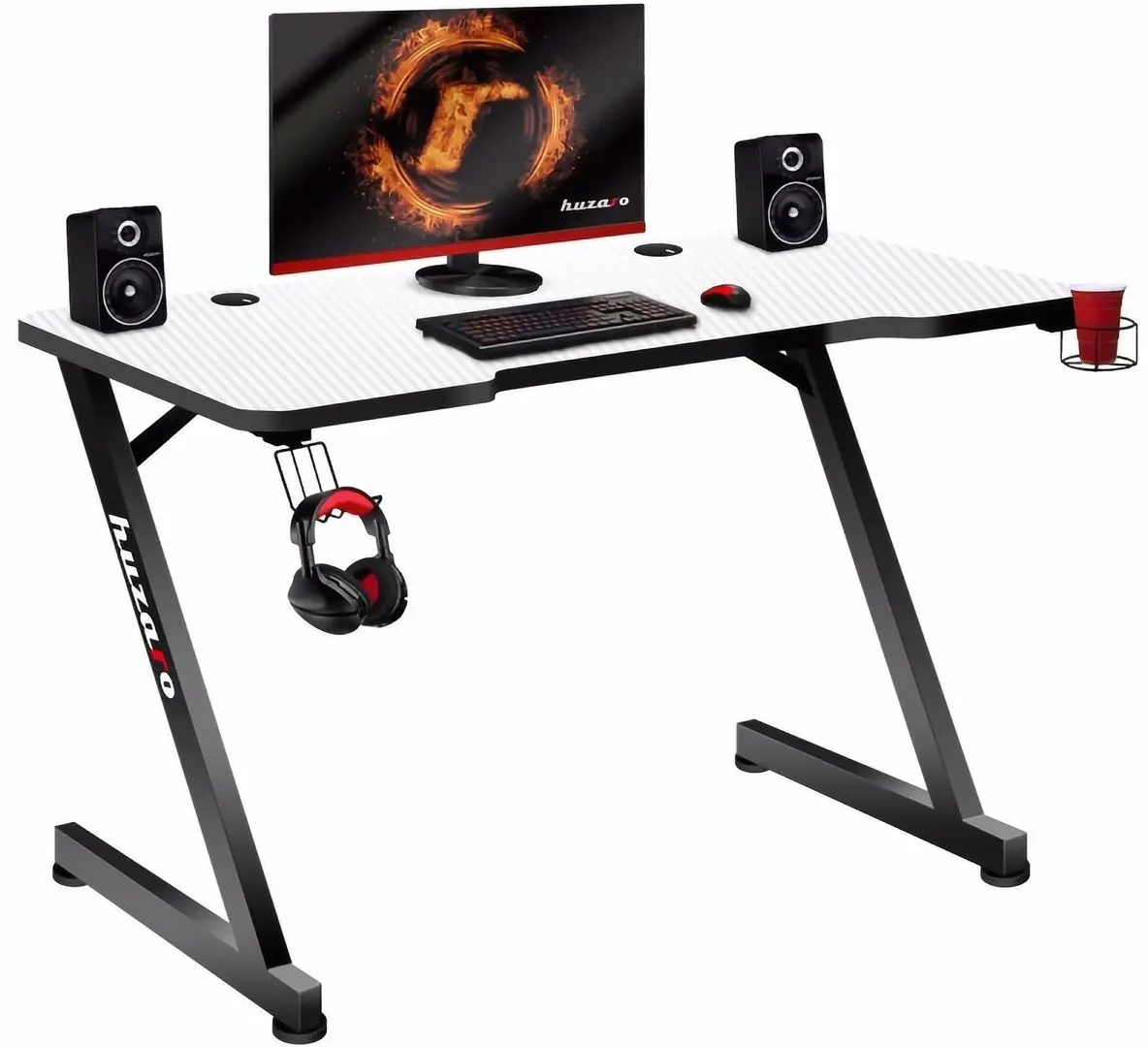 Игровой компьютерный стол Huzaro Hero 2.5 (White)