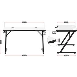 Игровой компьютерный стол Huzaro Hero 2.5 (White) Thumb