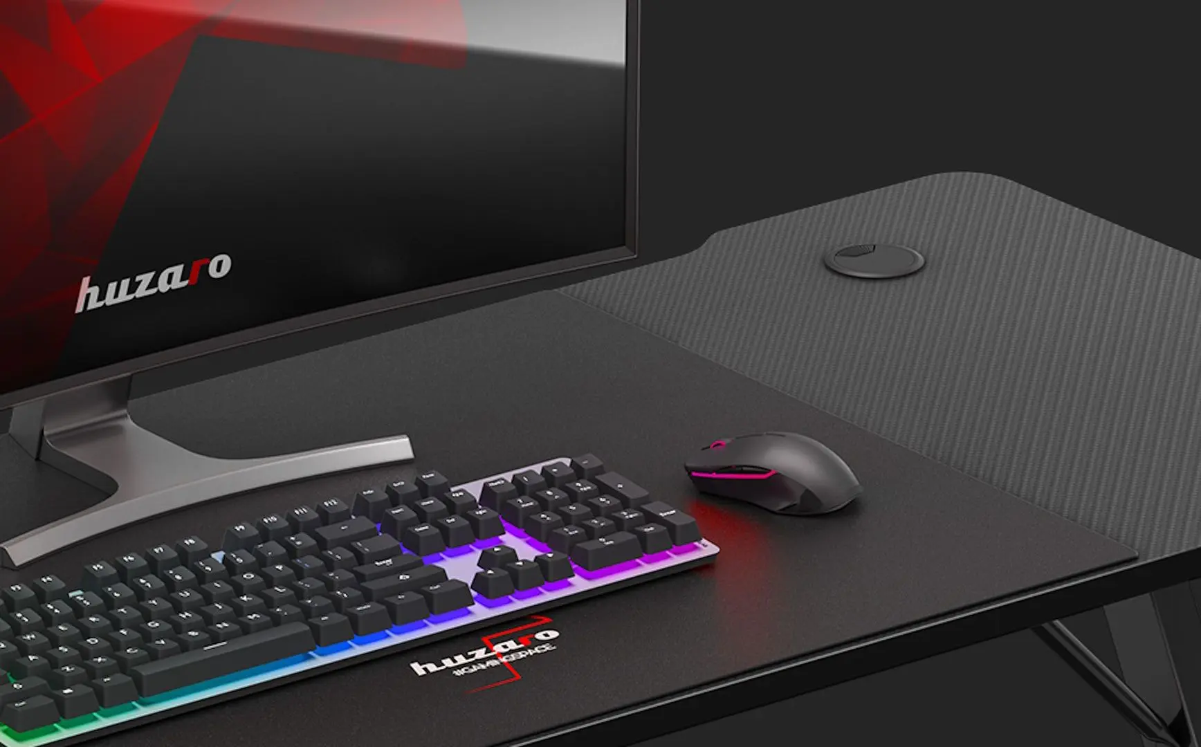 Masa de calculator gaiming Huzaro Hero 3.3 (Black)