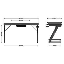 Masa de calculator gaiming Huzaro Hero 3.3 (Black) Thumb