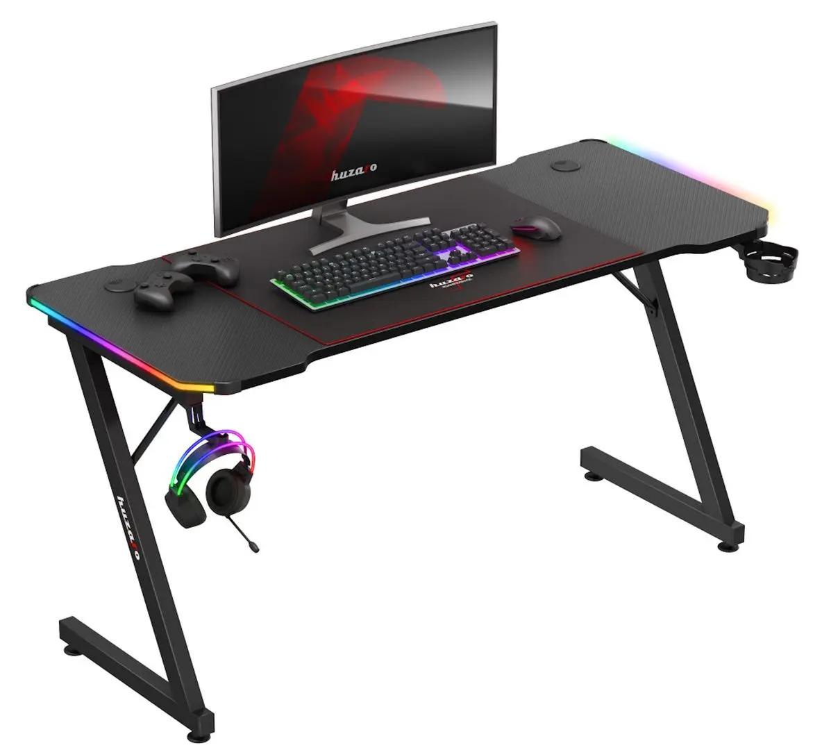 Masa de calculator gaiming Huzaro Hero 3.3 RGB (Black)