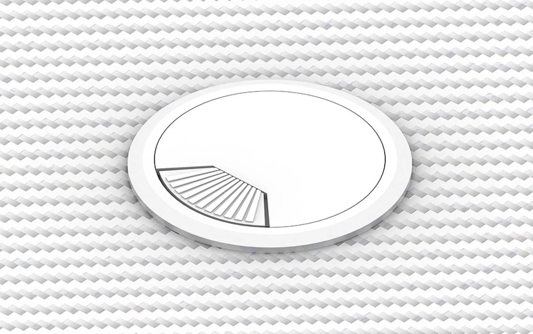 Игровой компьютерный стол Huzaro Hero 3.3 RGB (White)