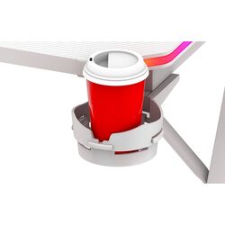 Игровой компьютерный стол Huzaro Hero 3.3 RGB (White) Thumb