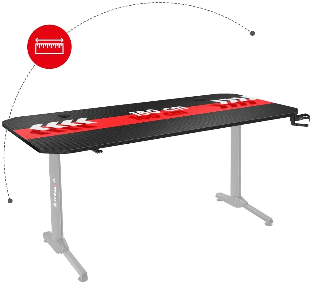 Masa de calculator gaming Huzaro Hero 4.7 (Black)