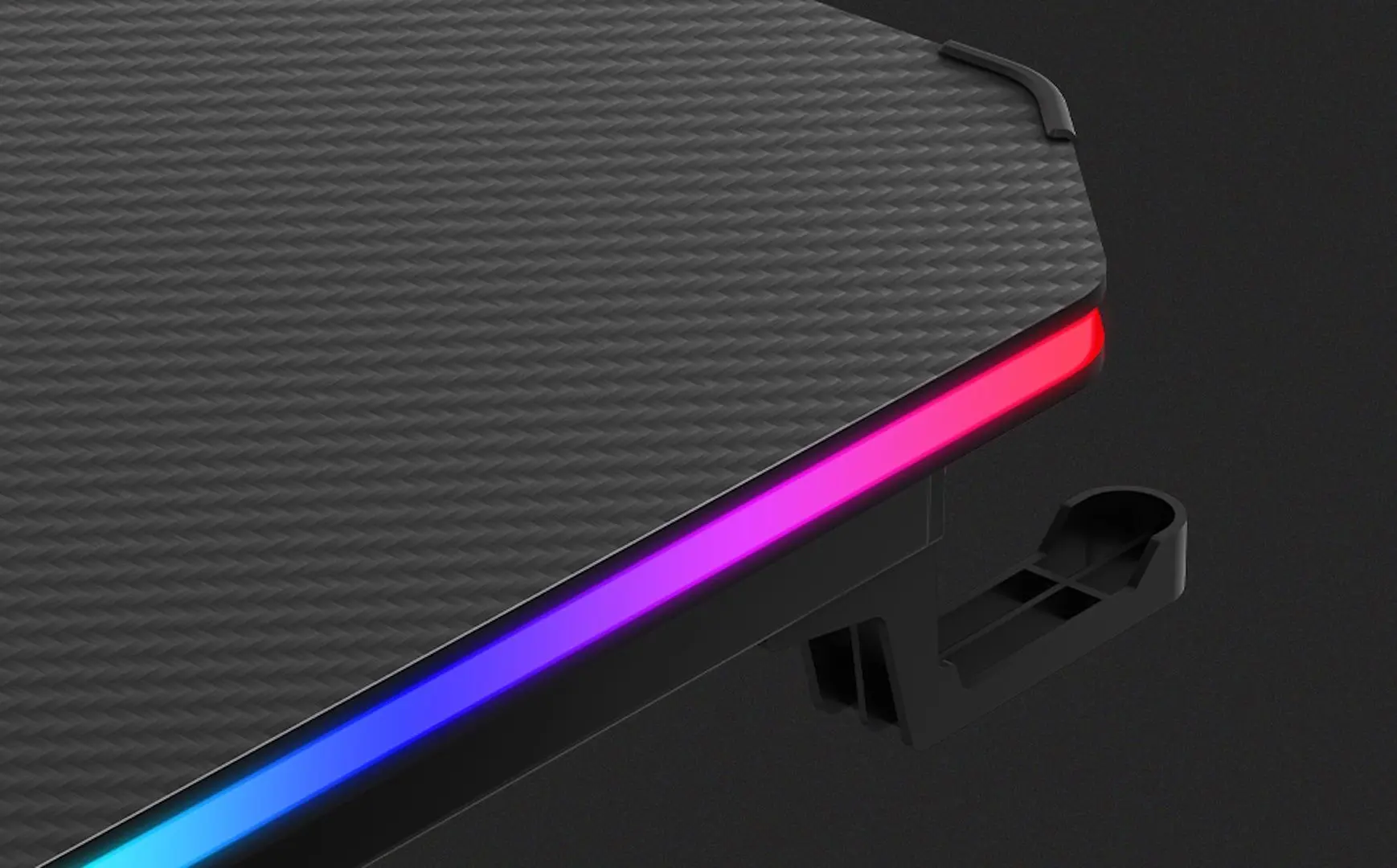 Игровой компьютерный стол Huzaro Hero 4.8 RGB (Black)